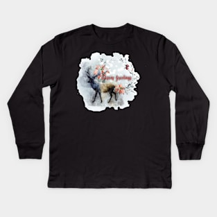 Seasons Greetings Kids Long Sleeve T-Shirt